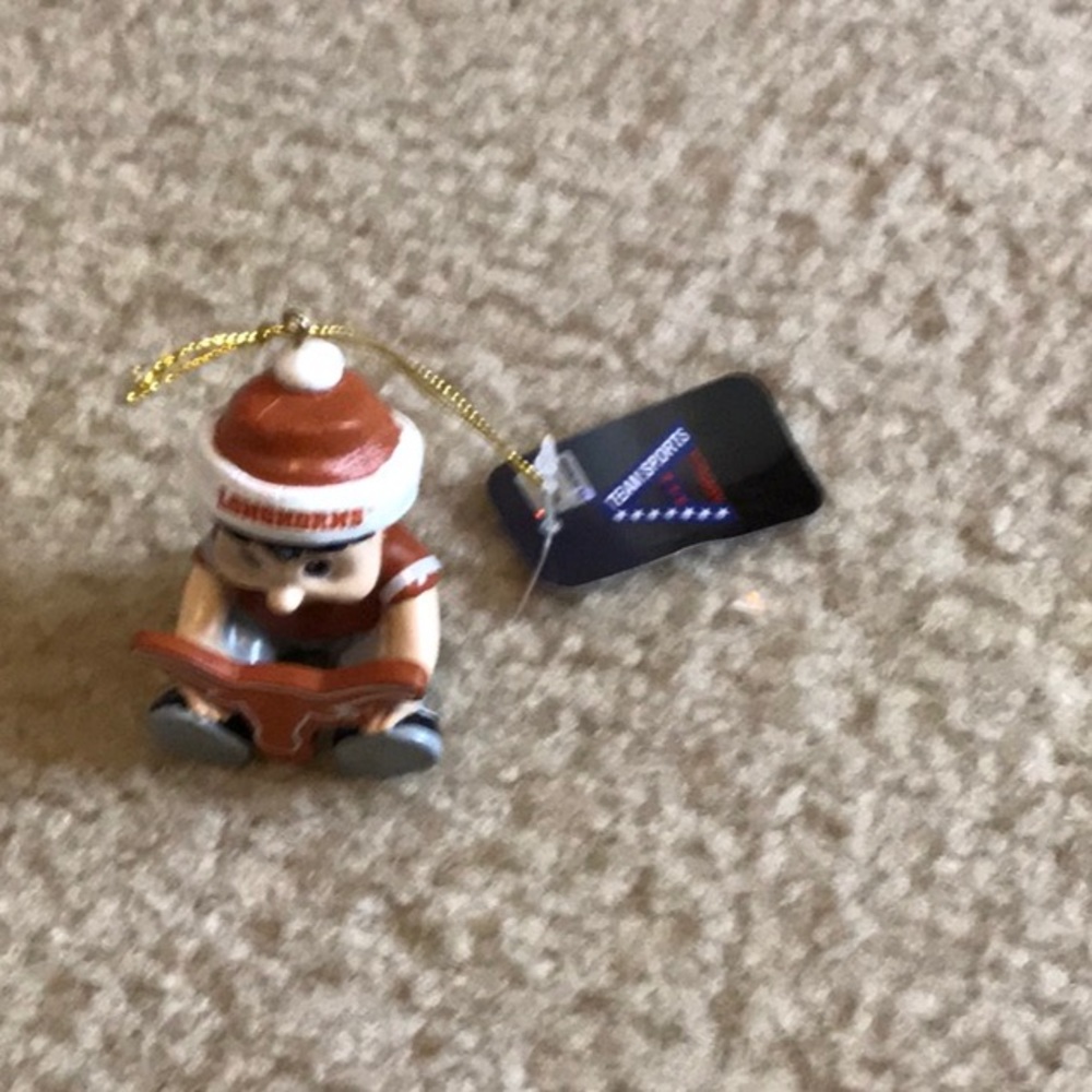 Longhorn elf ornament